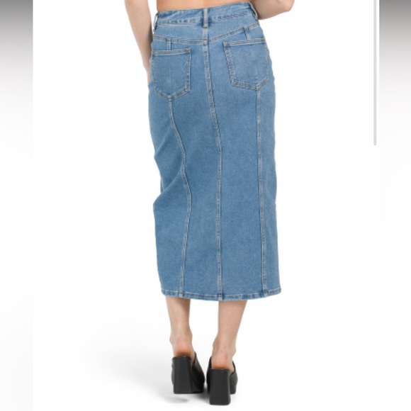 NWOT Hoh Denim Maxi Skirt - Picture 2 of 2